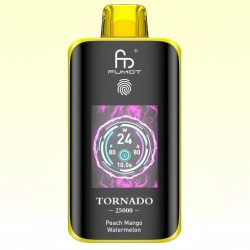 RandM Tornado 25000 Peach Mango Watermelon Goût - RandM Vape Français
