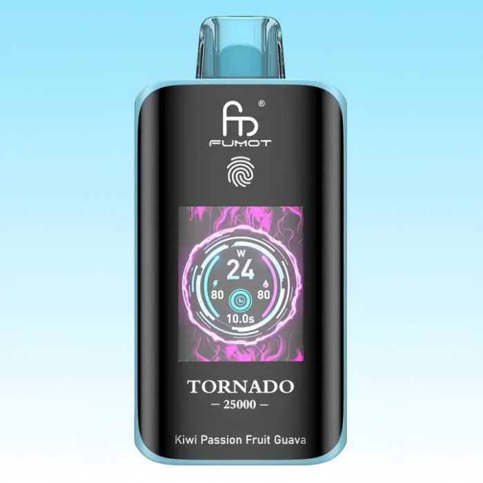 puff R&M Tornado 25K Kiwi Passion Fruit Guava Goût - RandM Vape Français