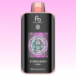 Puff R&M Tornado 25K White Gummy Ice - RandM Vape Français