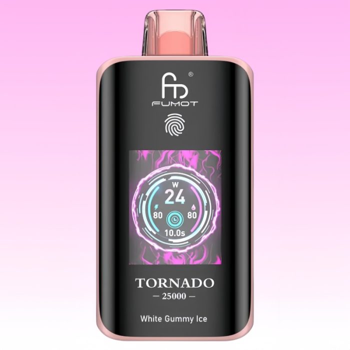Puff R&M Tornado 25K White Gummy Ice - RandM Vape Français