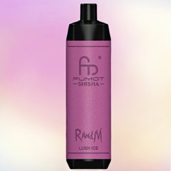 Puff R and M Shisha 10K Lush Ice Goût - RandM Vape Français
