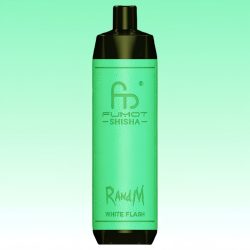 R and M Shisha 10K White Flash Goût - RandM Vape Français