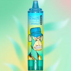 R and M Tornado 15000 Kiwi Passion Fruit Guava - RandM Vape Français