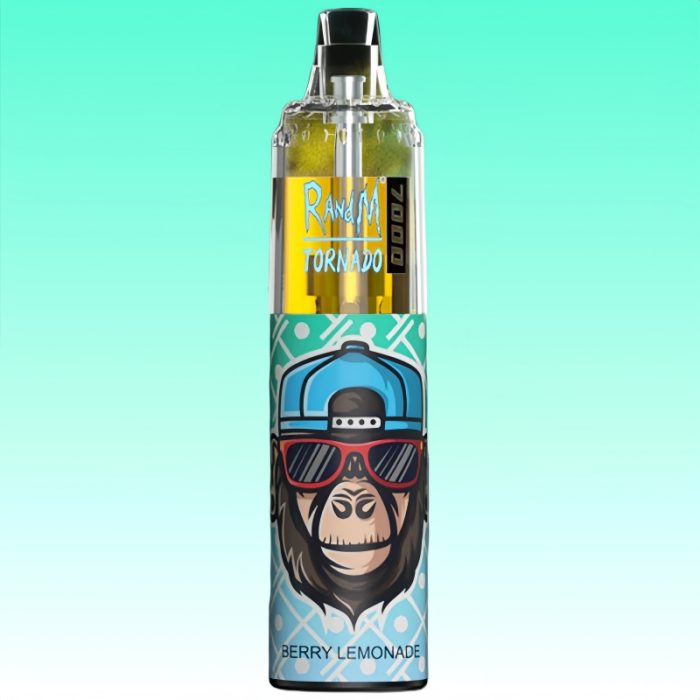 R and M Tornado 7K Berry Lemonade Goût - RandM Vape Français