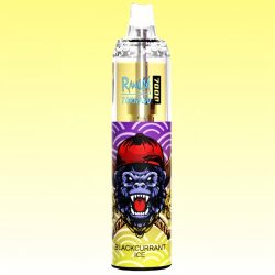 Puff R and M Tornado 7K Blackcurrant Ice - RandM Vape Français