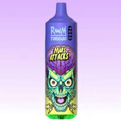 Puff RandM Tornado 9K Blueberry Ice Goût - RandM Vape Français