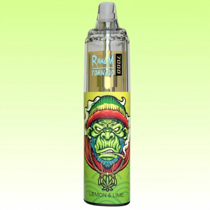 Puff RandM Tornado 7K Lemon Lime - RandM Vape Français