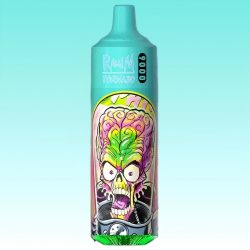 Puff R&M Tornado 9K Strawberry Pomp Goût - RandM Vape Français