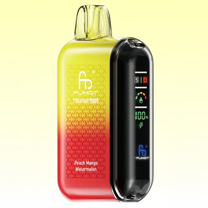 RandM Tornado 20K Peach Mango Watermelon Goût - RandM Vape Français
