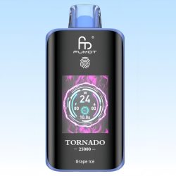 RandM Tornado 25000 Grape Ice Goût - RandM Vape Français