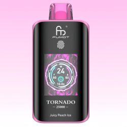 Puff RandM Tornado 25K Juicy Peach Ice - RandM Vape Français Puff RandM Tornado 25K Juicy Peach Ice - RandM Vape Français