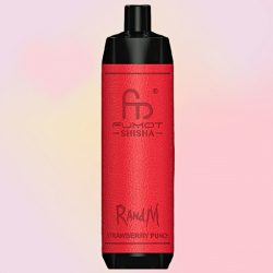 Puff RandM Shisha 10000 Strawberry Punch - RandM Vape Français
