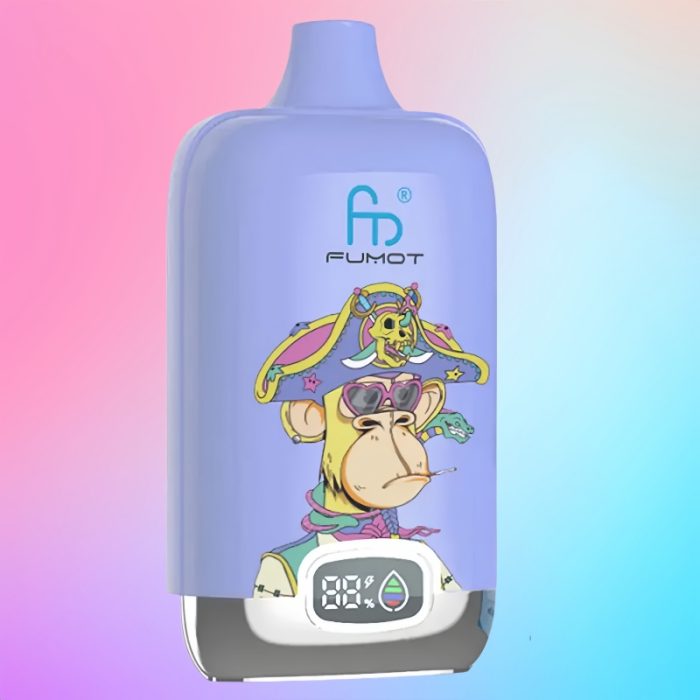 Puff RandM Digital Box 12000 Grape Mint Goût - RandM Vape Français