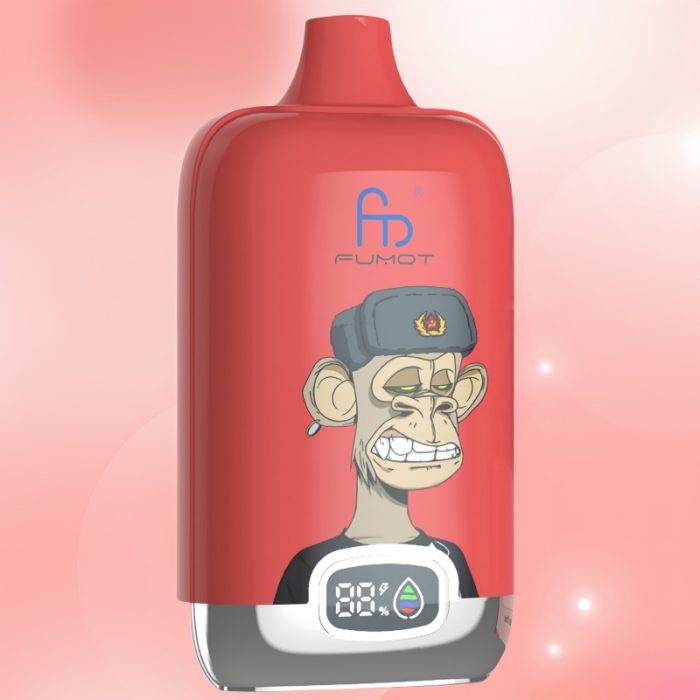 Randm Digital Box 12000 Strawberry Red Bull Goût - RandM Vape Français