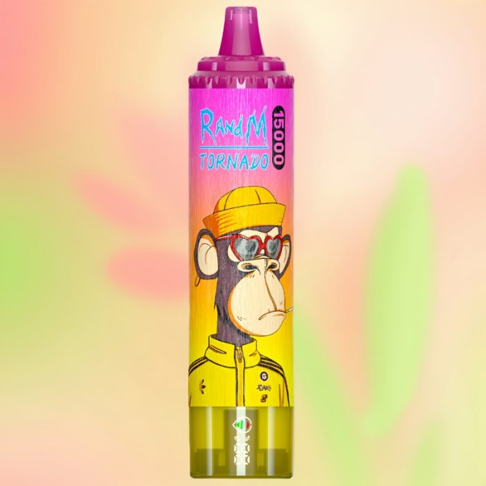 Puff RandM Tornado 15000 Banana Ice - RandM Vape Français