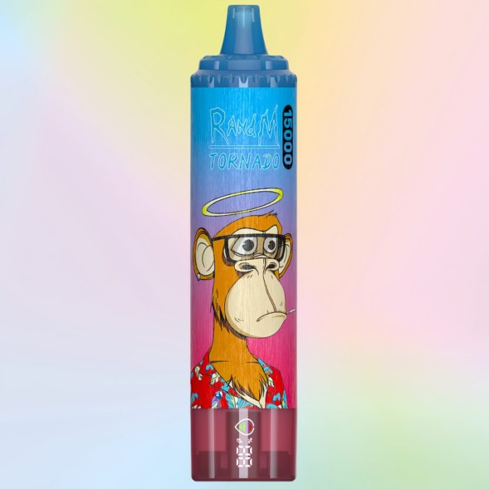 Randm Tornado 15K Blue Razz Cherry Goût - RandM Vape Français