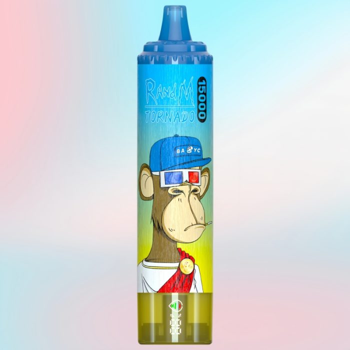 Puff RandM Tornado 15000 Mr Blue - RandM Vape Français