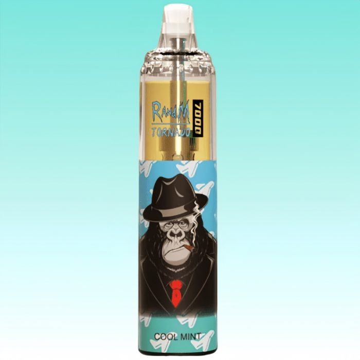Puff RandM Tornado 7000 Cool Mint - RandM Vape Français
