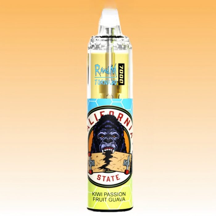 RandM 7K Kiwi Passion Fruit Guava Goût - RandM Vape Français